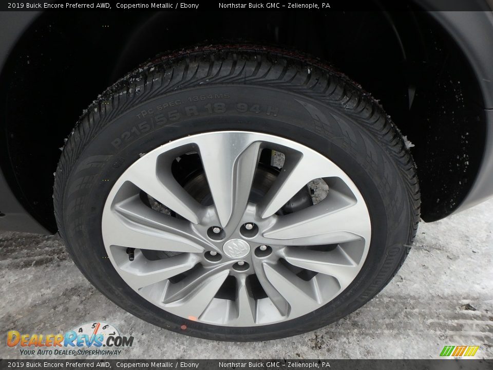 2019 Buick Encore Preferred AWD Coppertino Metallic / Ebony Photo #10