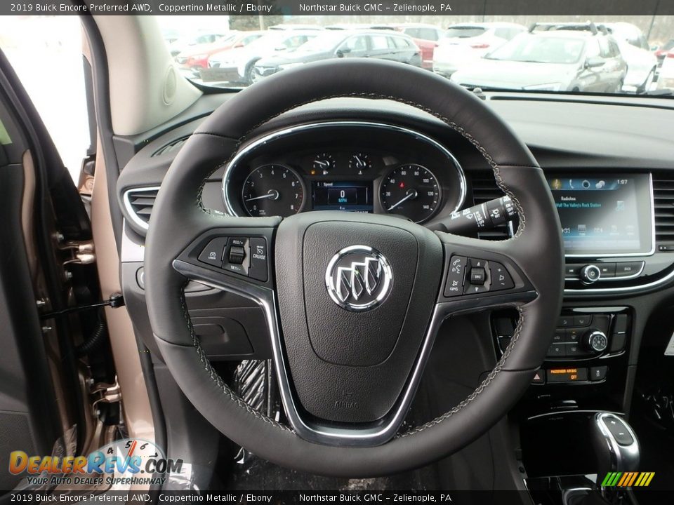 2019 Buick Encore Preferred AWD Coppertino Metallic / Ebony Photo #17