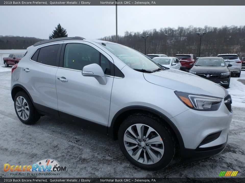 2019 Buick Encore Preferred Quicksilver Metallic / Ebony Photo #3