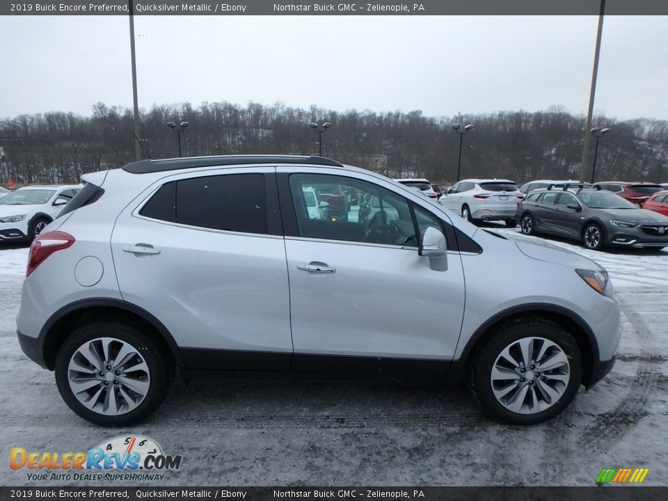2019 Buick Encore Preferred Quicksilver Metallic / Ebony Photo #4