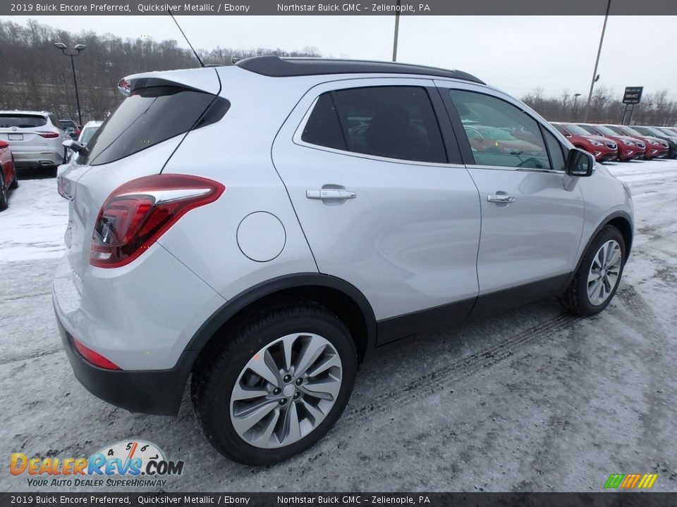 2019 Buick Encore Preferred Quicksilver Metallic / Ebony Photo #5