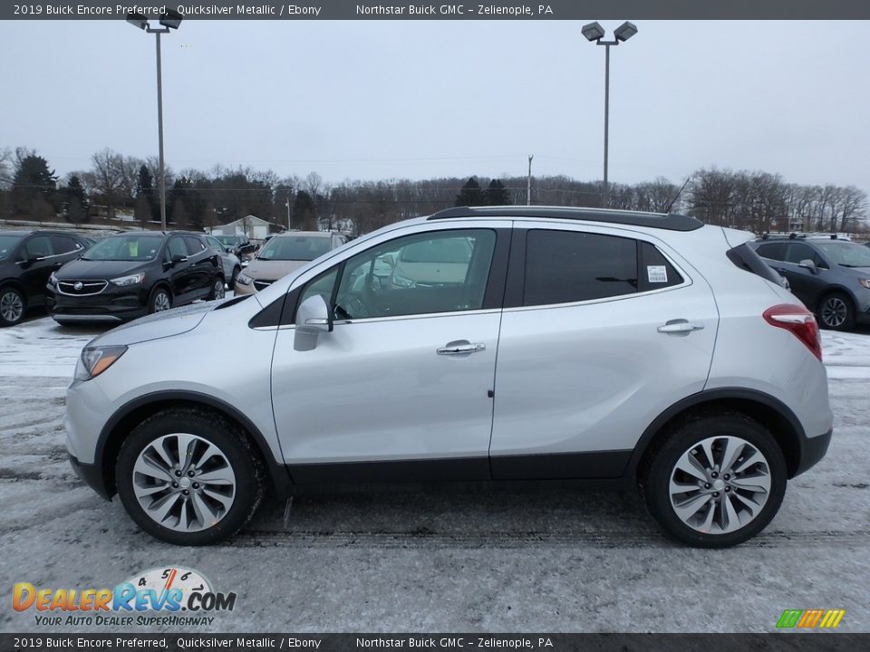 2019 Buick Encore Preferred Quicksilver Metallic / Ebony Photo #9