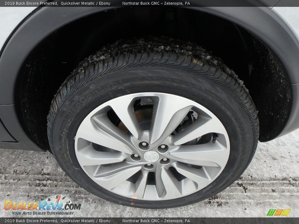 2019 Buick Encore Preferred Quicksilver Metallic / Ebony Photo #10