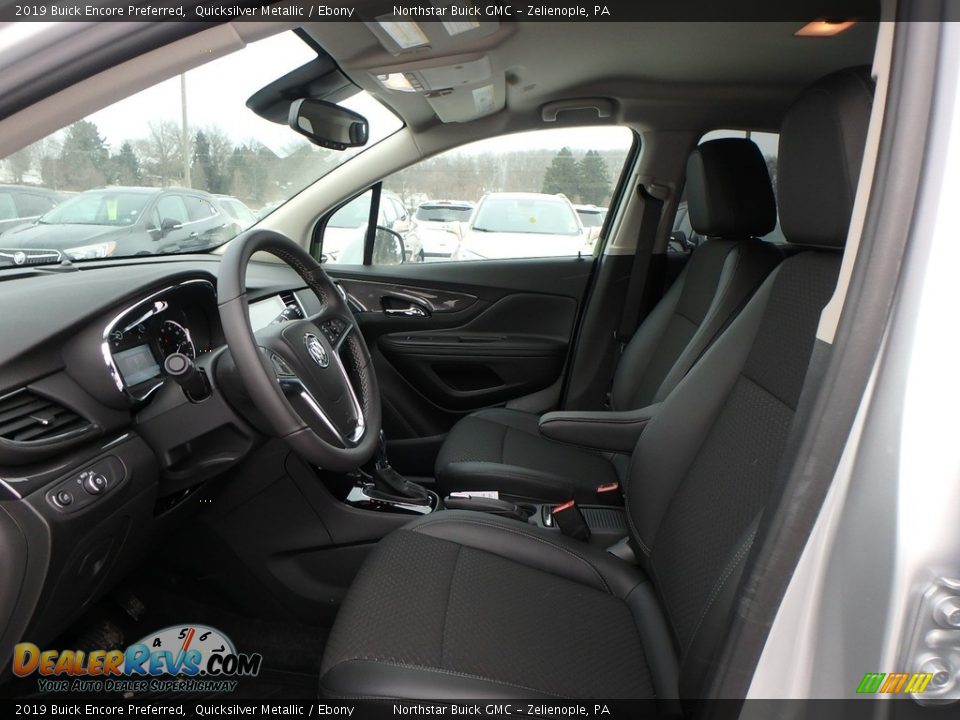 2019 Buick Encore Preferred Quicksilver Metallic / Ebony Photo #11