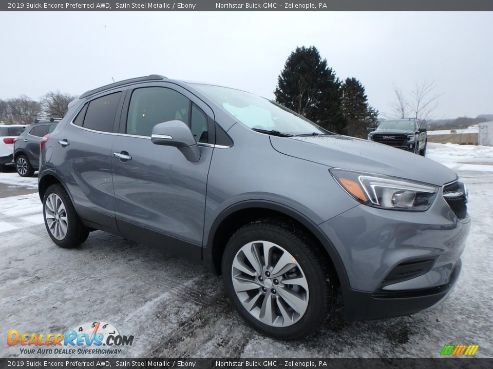 2019 Buick Encore Preferred AWD Satin Steel Metallic / Ebony Photo #3