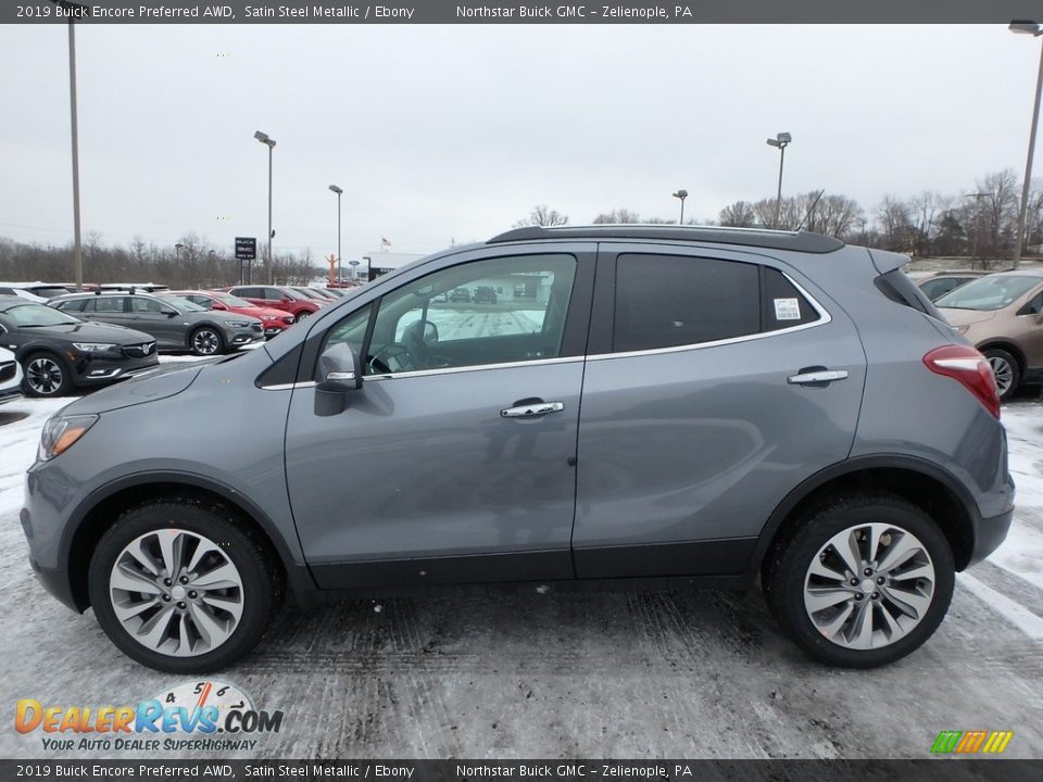 2019 Buick Encore Preferred AWD Satin Steel Metallic / Ebony Photo #9