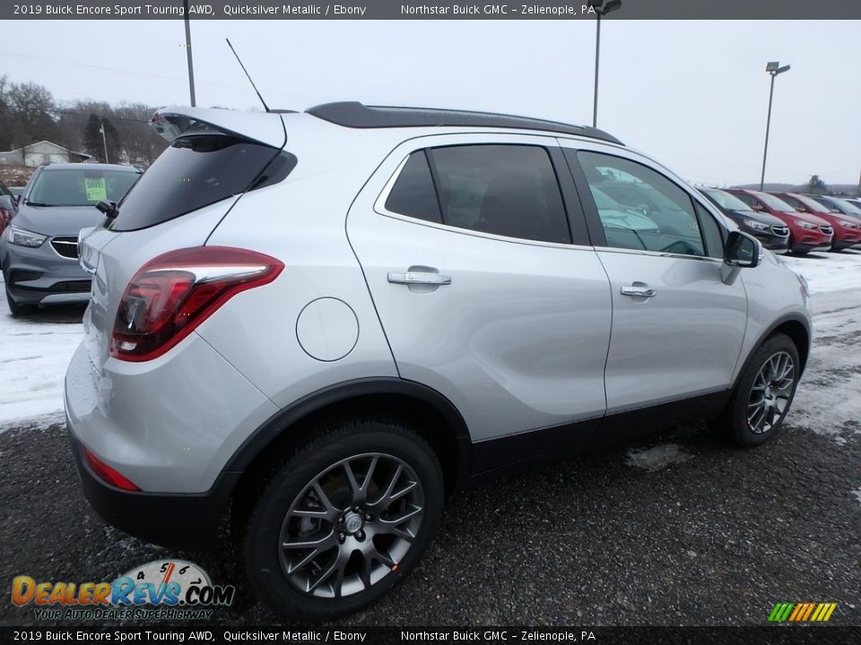 2019 Buick Encore Sport Touring AWD Quicksilver Metallic / Ebony Photo #5