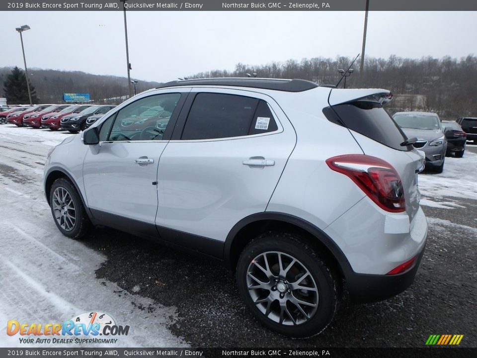 2019 Buick Encore Sport Touring AWD Quicksilver Metallic / Ebony Photo #8