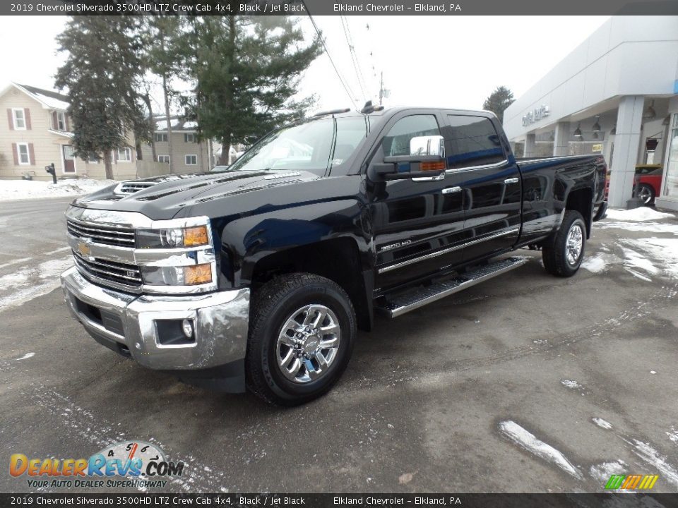 2019 Chevrolet Silverado 3500HD LTZ Crew Cab 4x4 Black / Jet Black Photo #5
