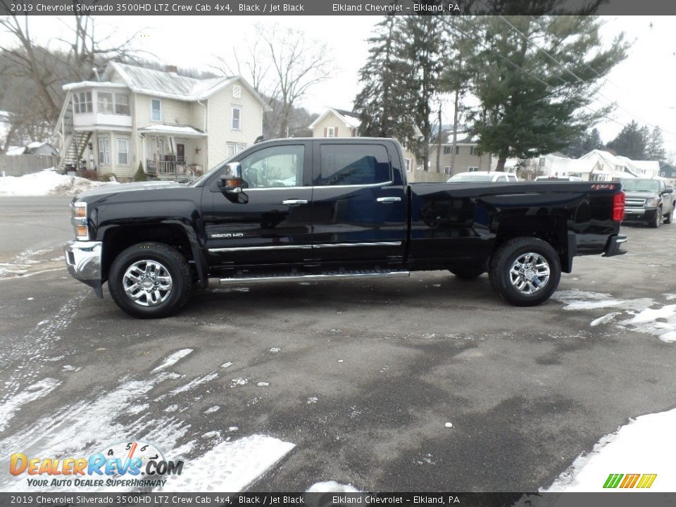 2019 Chevrolet Silverado 3500HD LTZ Crew Cab 4x4 Black / Jet Black Photo #6