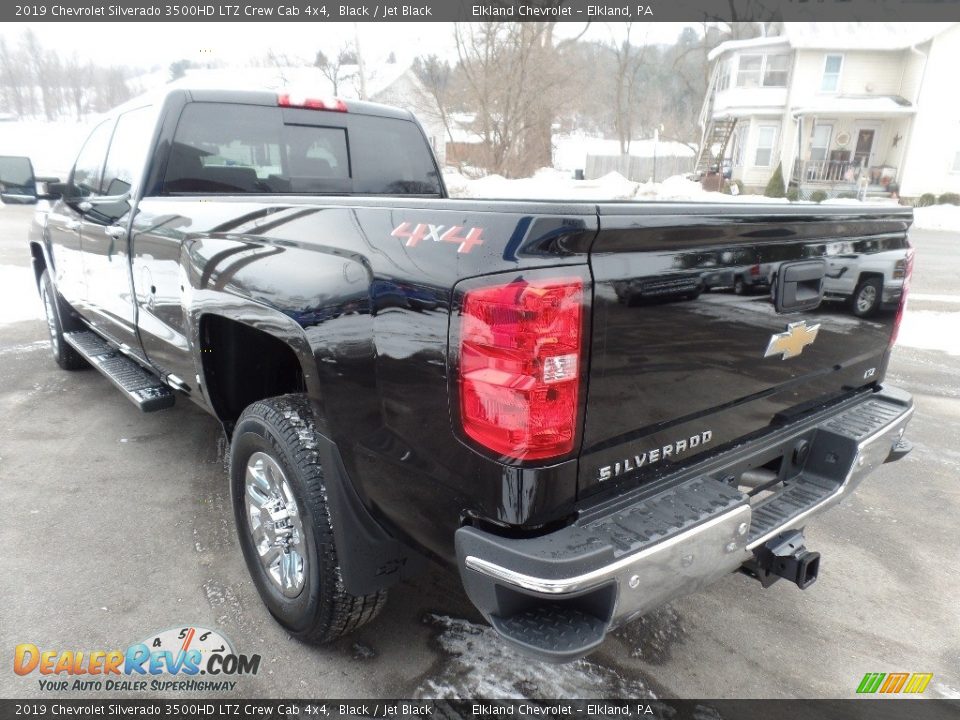 2019 Chevrolet Silverado 3500HD LTZ Crew Cab 4x4 Black / Jet Black Photo #8