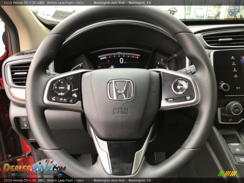 2019 Honda CR-V EX AWD Molten Lava Pearl / Ivory Photo #19