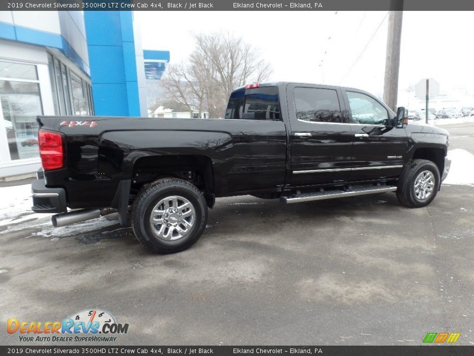 2019 Chevrolet Silverado 3500HD LTZ Crew Cab 4x4 Black / Jet Black Photo #13