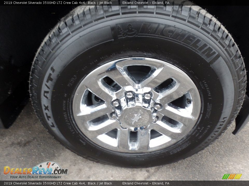 2019 Chevrolet Silverado 3500HD LTZ Crew Cab 4x4 Black / Jet Black Photo #14
