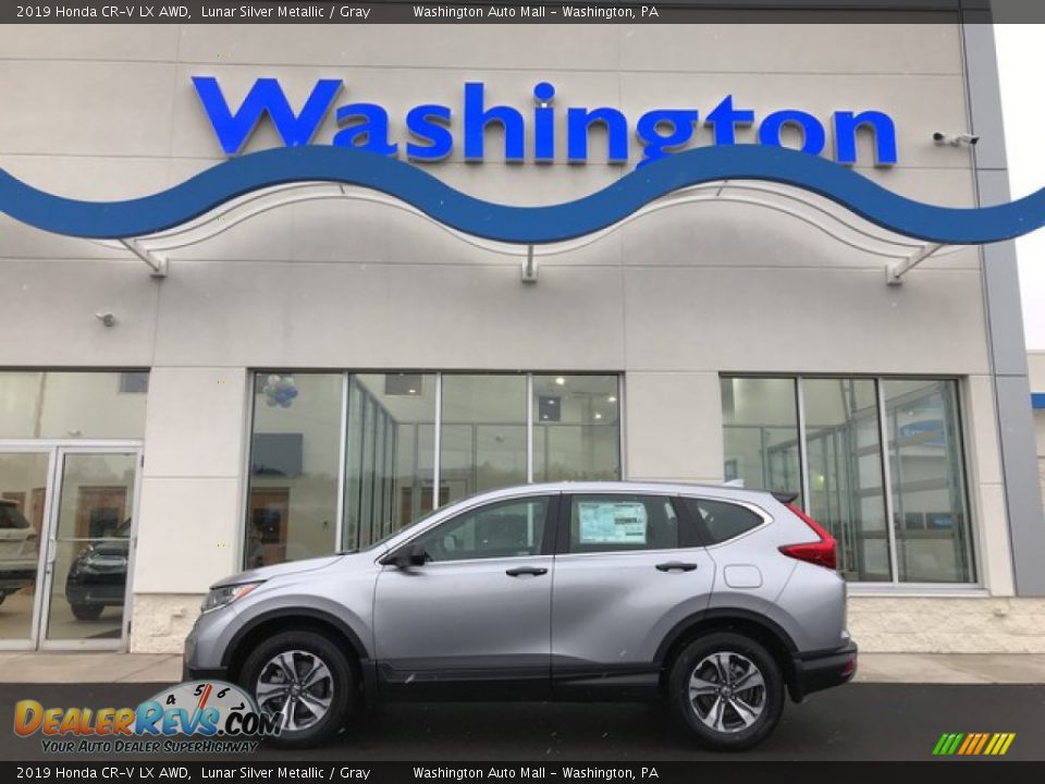 2019 Honda CR-V LX AWD Lunar Silver Metallic / Gray Photo #1