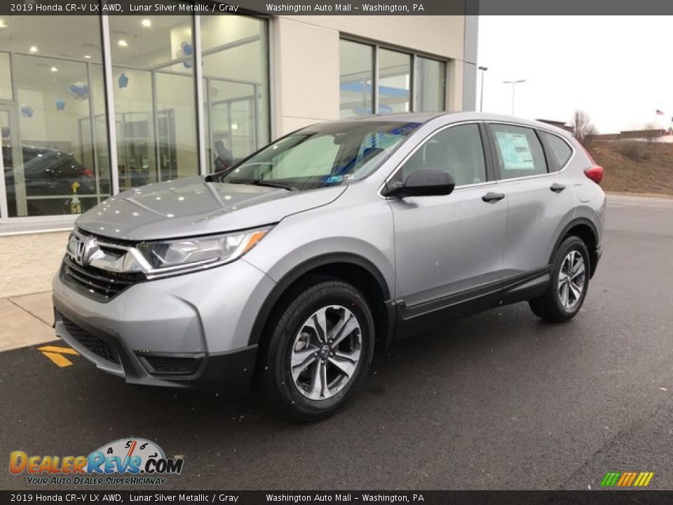 2019 Honda CR-V LX AWD Lunar Silver Metallic / Gray Photo #3