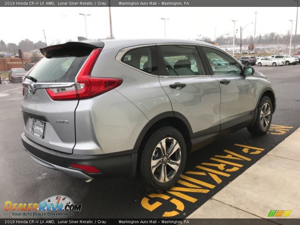 2019 Honda CR-V LX AWD Lunar Silver Metallic / Gray Photo #6