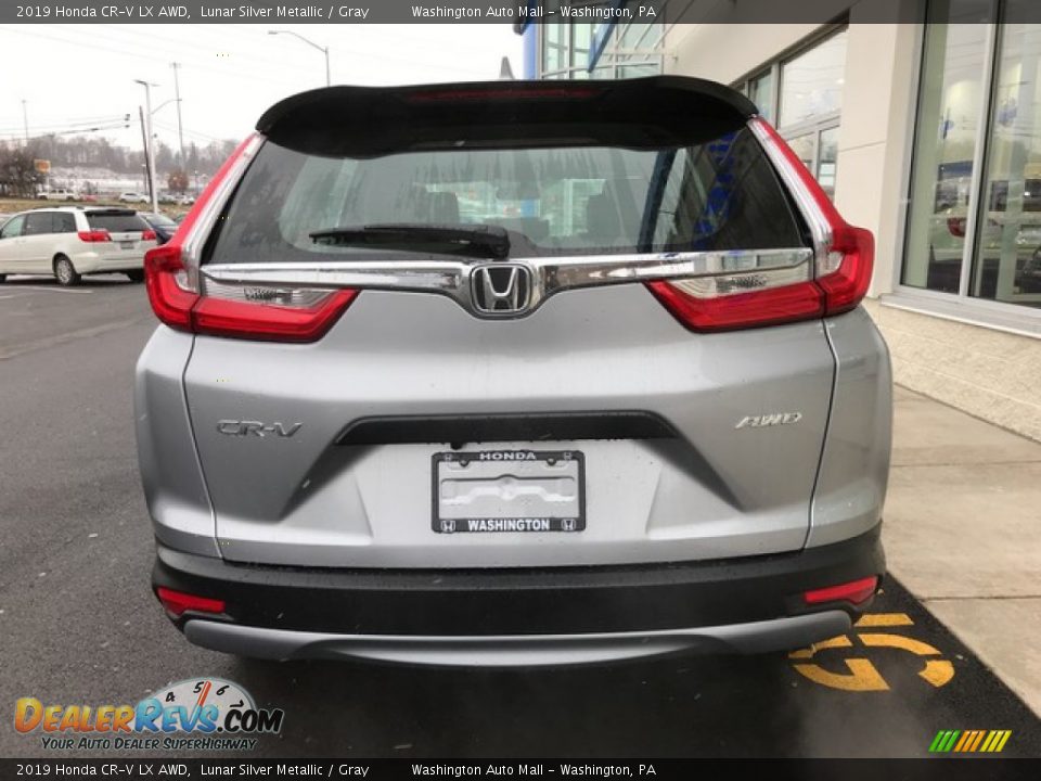 2019 Honda CR-V LX AWD Lunar Silver Metallic / Gray Photo #7