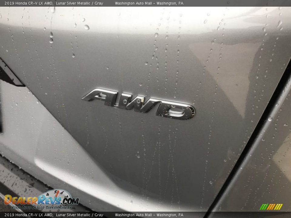 2019 Honda CR-V LX AWD Lunar Silver Metallic / Gray Photo #8