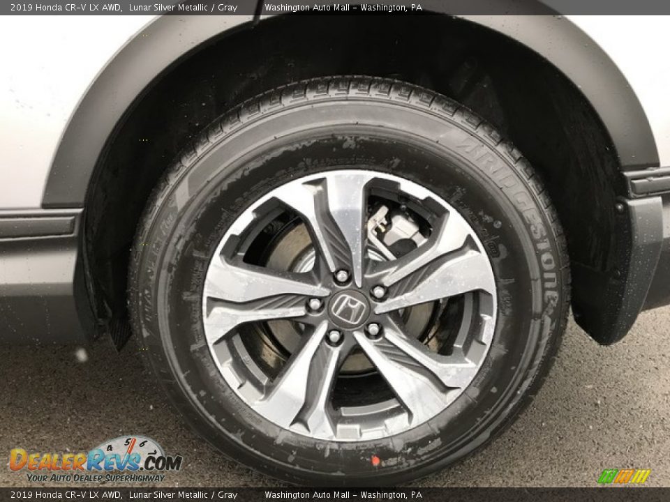 2019 Honda CR-V LX AWD Lunar Silver Metallic / Gray Photo #11
