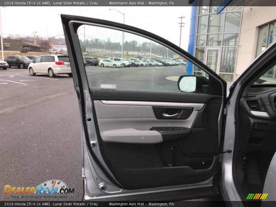 2019 Honda CR-V LX AWD Lunar Silver Metallic / Gray Photo #13