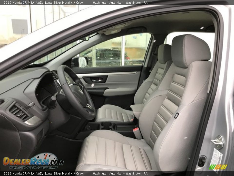 2019 Honda CR-V LX AWD Lunar Silver Metallic / Gray Photo #16