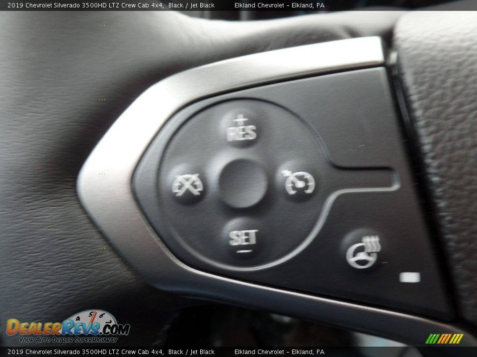 2019 Chevrolet Silverado 3500HD LTZ Crew Cab 4x4 Black / Jet Black Photo #31