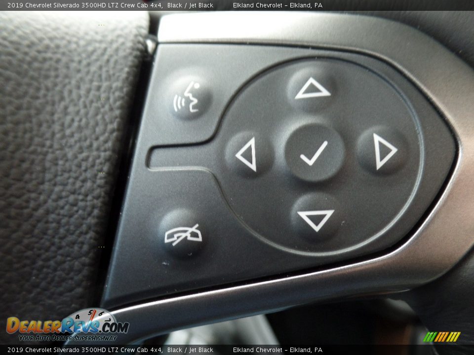 2019 Chevrolet Silverado 3500HD LTZ Crew Cab 4x4 Black / Jet Black Photo #32