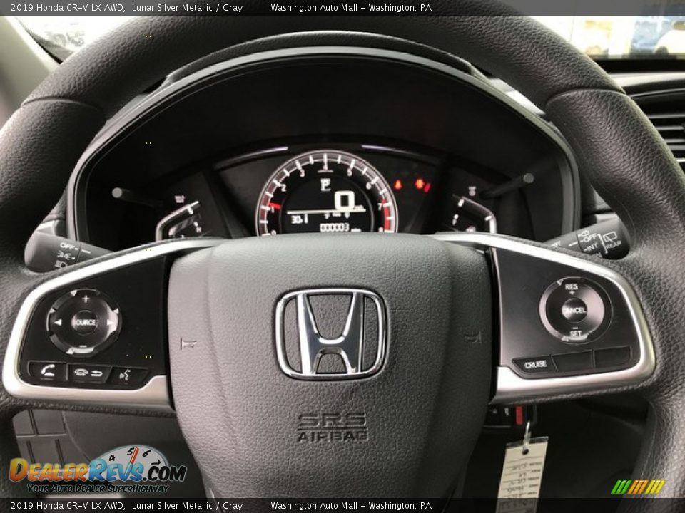 2019 Honda CR-V LX AWD Lunar Silver Metallic / Gray Photo #19