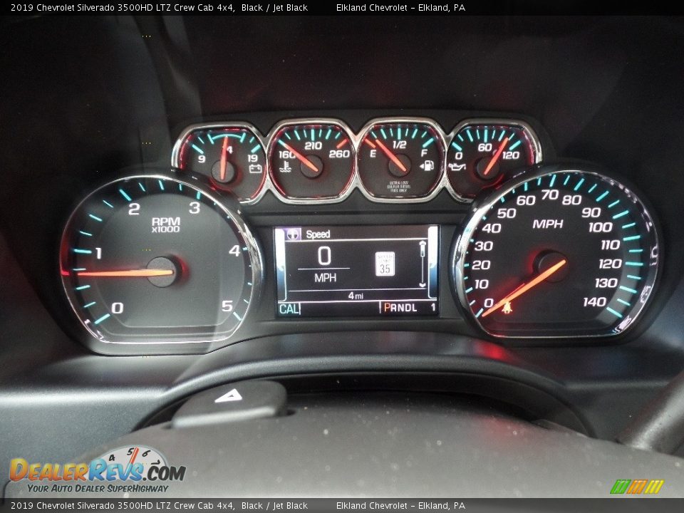 2019 Chevrolet Silverado 3500HD LTZ Crew Cab 4x4 Black / Jet Black Photo #34