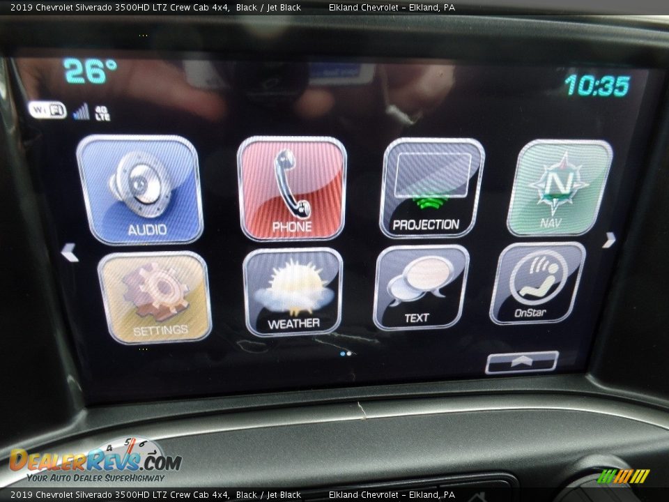 2019 Chevrolet Silverado 3500HD LTZ Crew Cab 4x4 Black / Jet Black Photo #35
