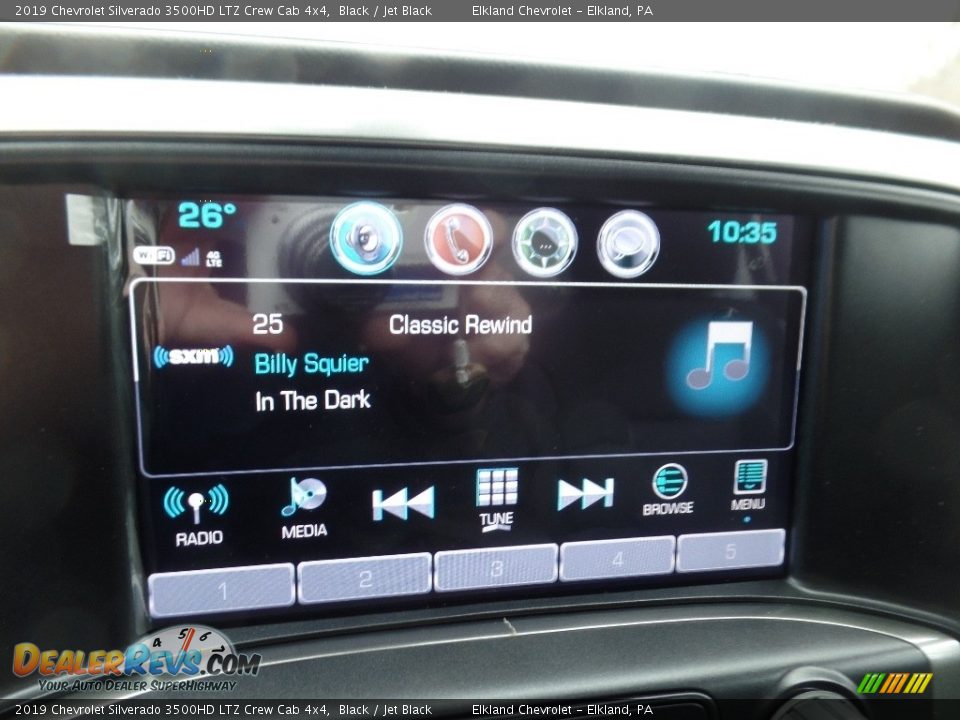 2019 Chevrolet Silverado 3500HD LTZ Crew Cab 4x4 Black / Jet Black Photo #36