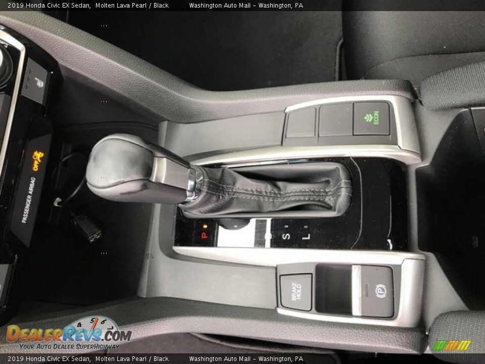 2019 Honda Civic EX Sedan Molten Lava Pearl / Black Photo #20