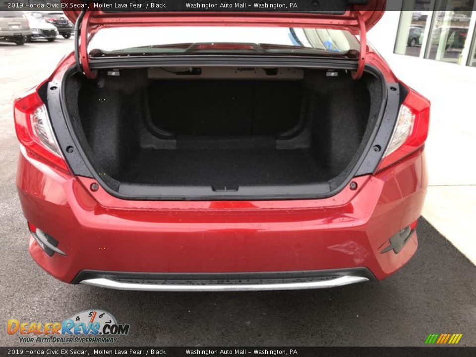 2019 Honda Civic EX Sedan Molten Lava Pearl / Black Photo #25