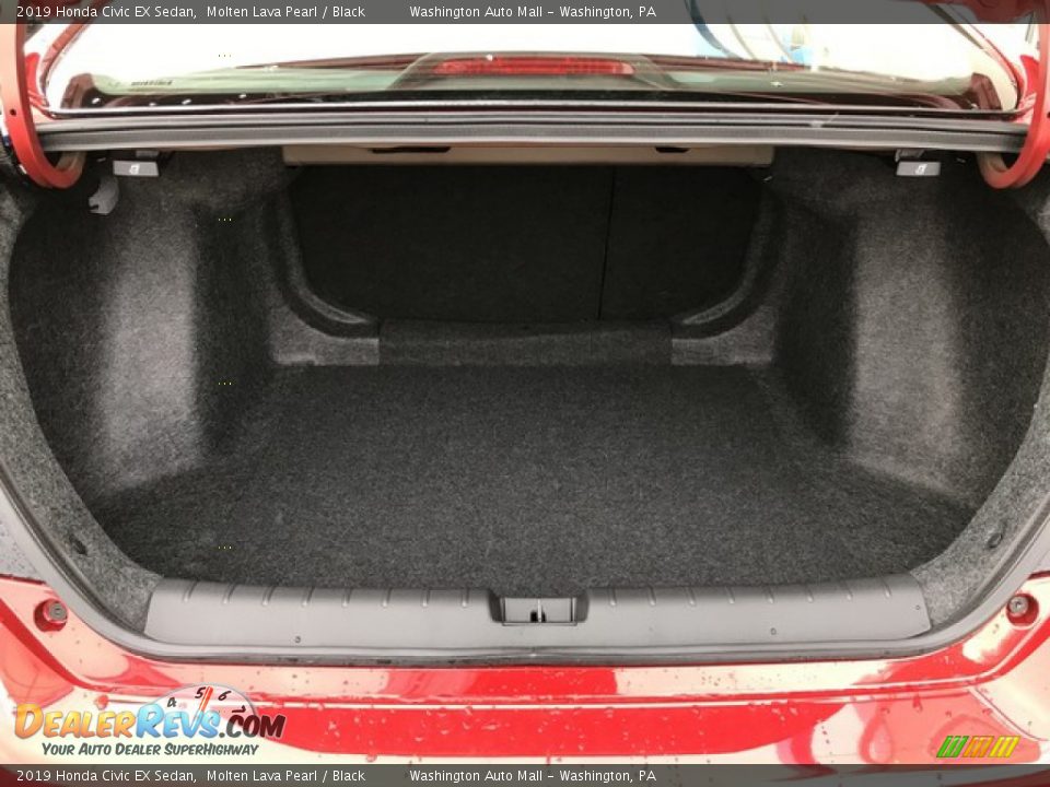 2019 Honda Civic EX Sedan Molten Lava Pearl / Black Photo #26