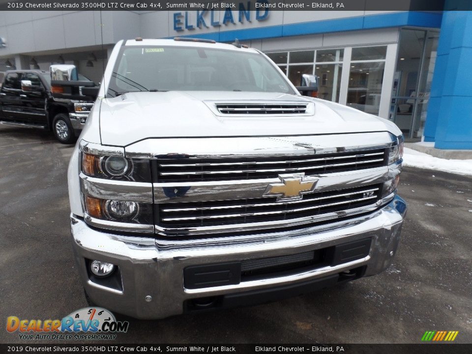 2019 Chevrolet Silverado 3500HD LTZ Crew Cab 4x4 Summit White / Jet Black Photo #3
