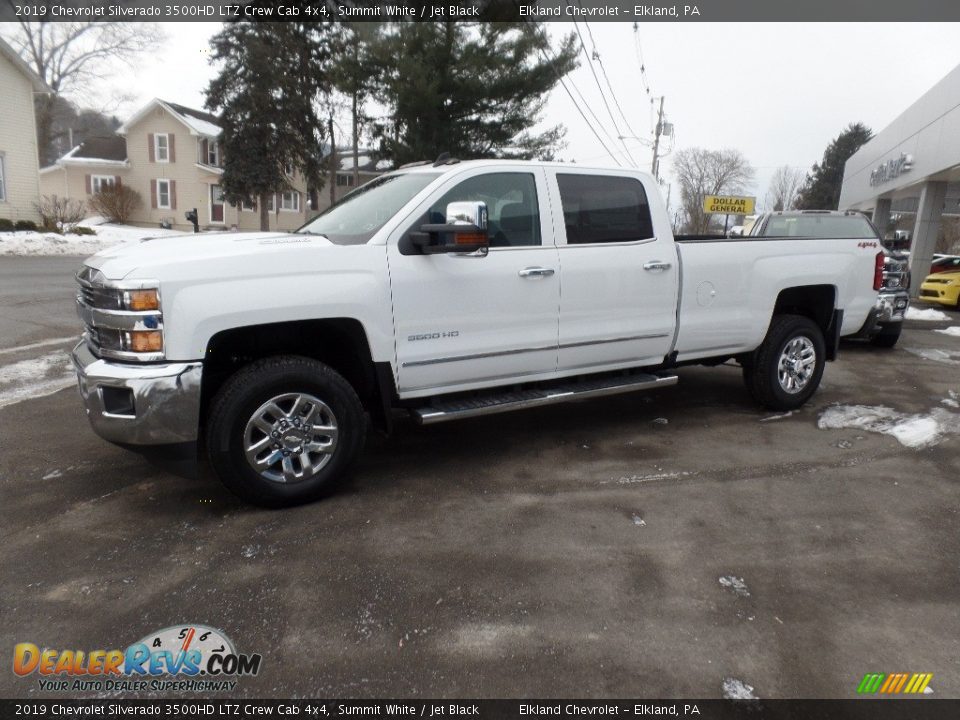 2019 Chevrolet Silverado 3500HD LTZ Crew Cab 4x4 Summit White / Jet Black Photo #5