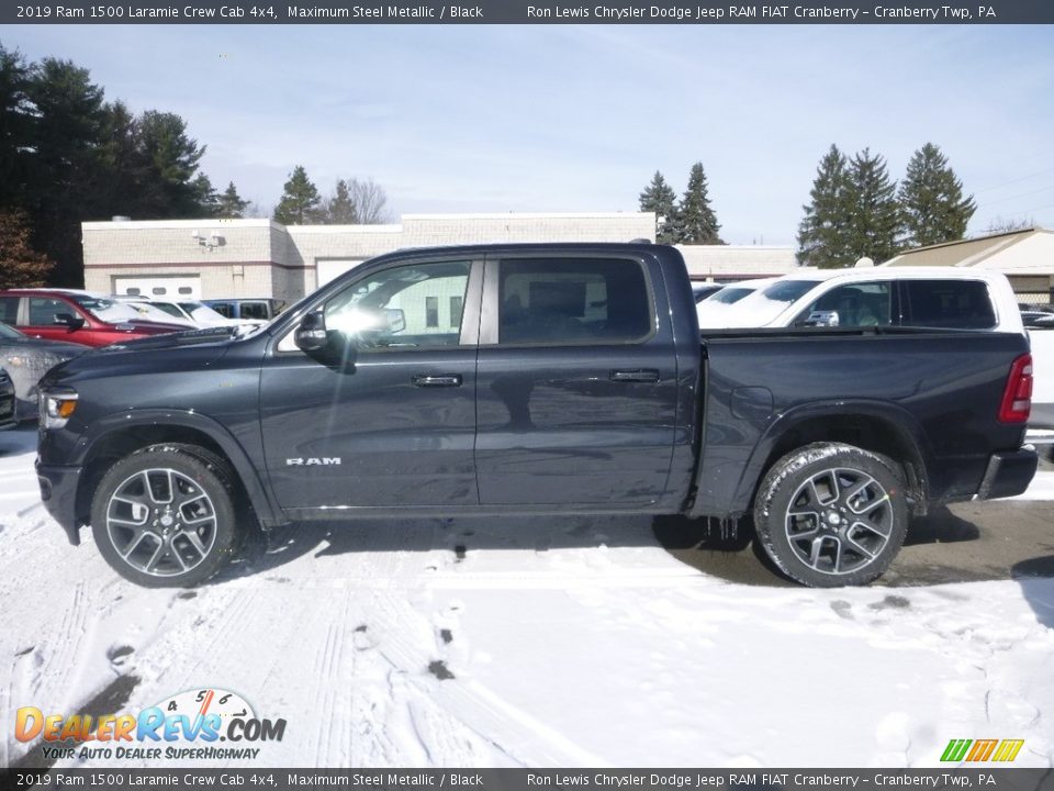 Maximum Steel Metallic 2019 Ram 1500 Laramie Crew Cab 4x4 Photo #3