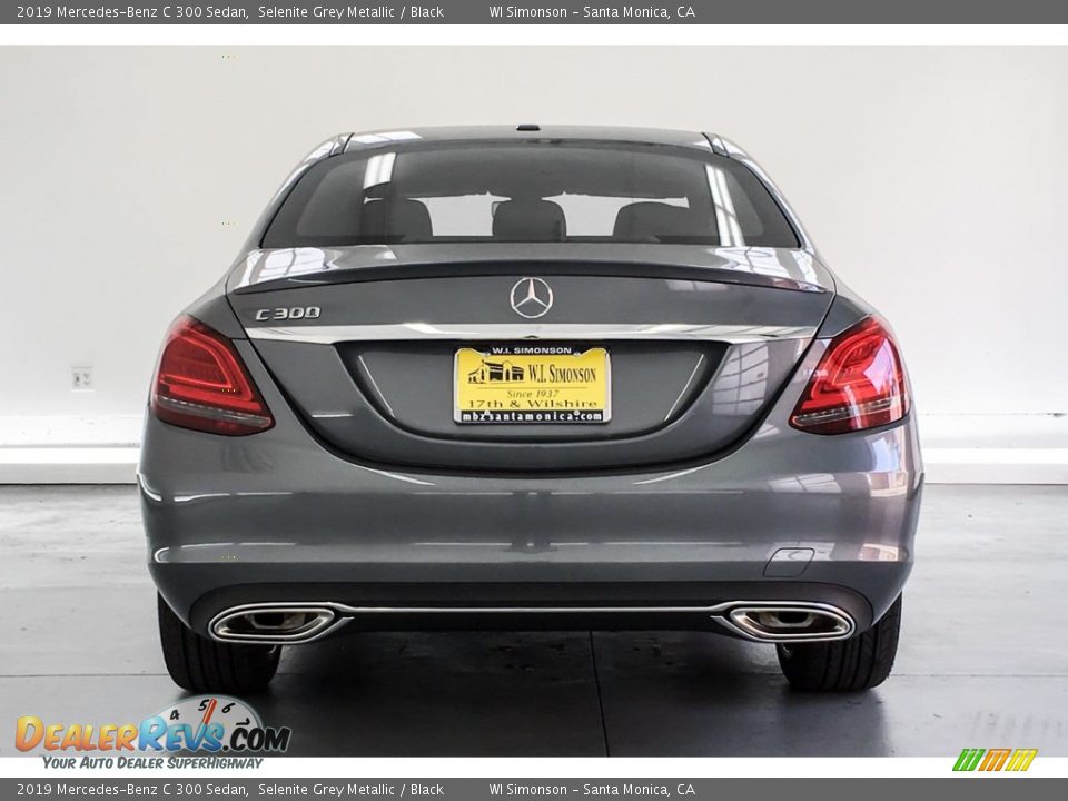 2019 Mercedes-Benz C 300 Sedan Selenite Grey Metallic / Black Photo #3