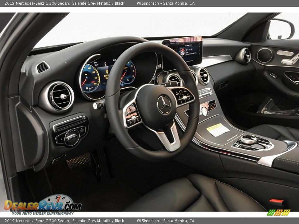 2019 Mercedes-Benz C 300 Sedan Selenite Grey Metallic / Black Photo #4