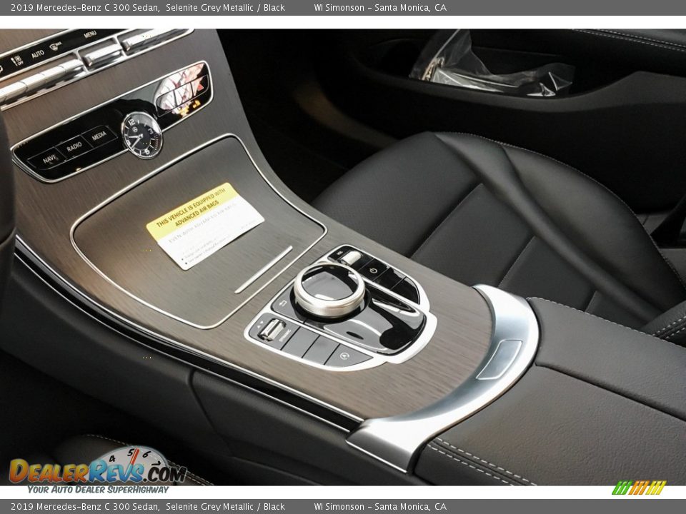2019 Mercedes-Benz C 300 Sedan Selenite Grey Metallic / Black Photo #7