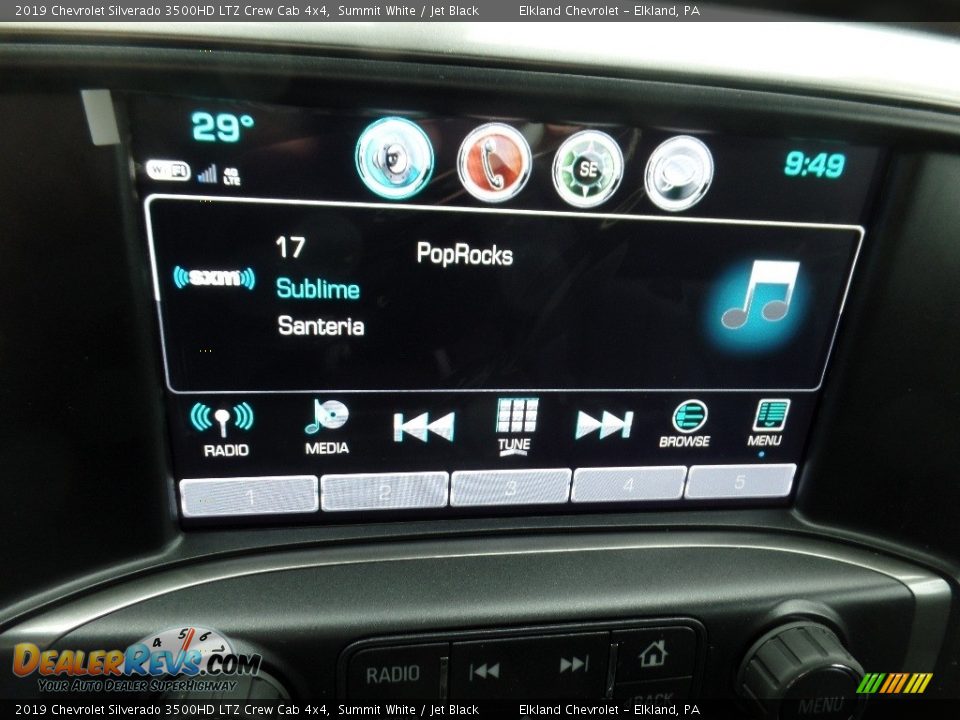 2019 Chevrolet Silverado 3500HD LTZ Crew Cab 4x4 Summit White / Jet Black Photo #36