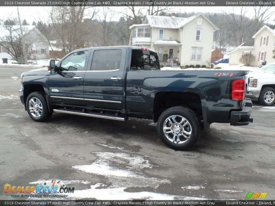 2019 Chevrolet Silverado 2500HD High Country Crew Cab 4WD Graphite Metallic / High Country Jet Black/­Medium Ash Gray Photo #8