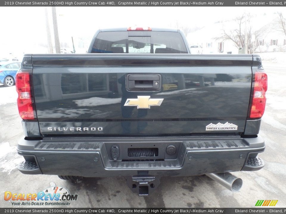 2019 Chevrolet Silverado 2500HD High Country Crew Cab 4WD Graphite Metallic / High Country Jet Black/­Medium Ash Gray Photo #10