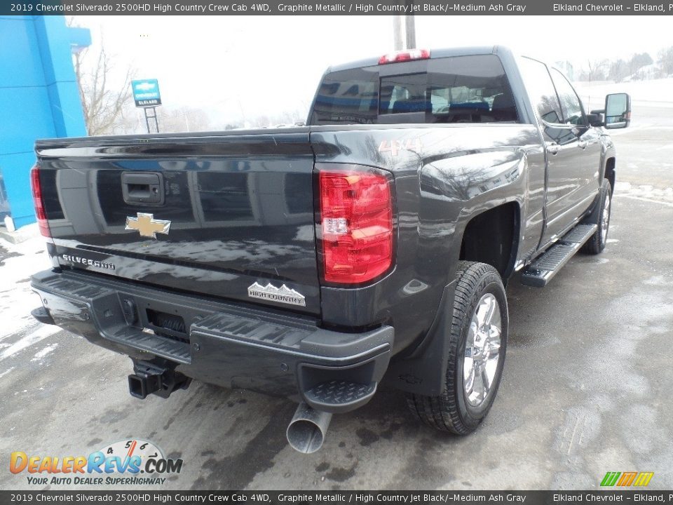 2019 Chevrolet Silverado 2500HD High Country Crew Cab 4WD Graphite Metallic / High Country Jet Black/­Medium Ash Gray Photo #11