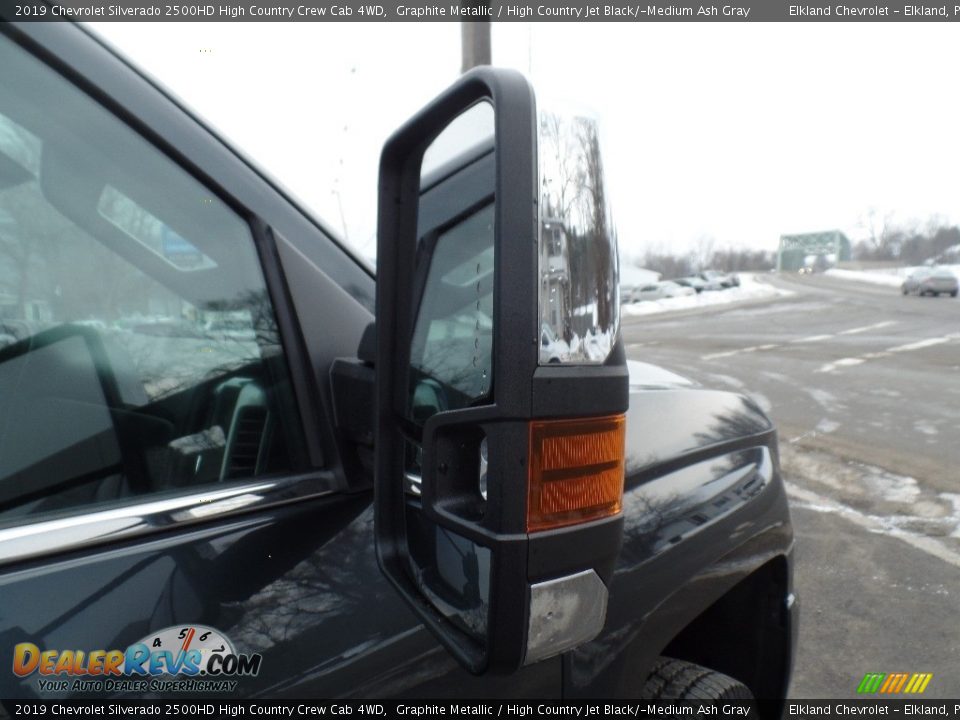 2019 Chevrolet Silverado 2500HD High Country Crew Cab 4WD Graphite Metallic / High Country Jet Black/­Medium Ash Gray Photo #18