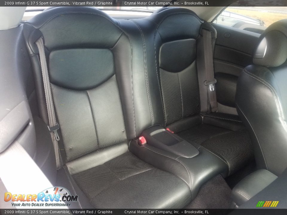 2009 Infiniti G 37 S Sport Convertible Vibrant Red / Graphite Photo #11
