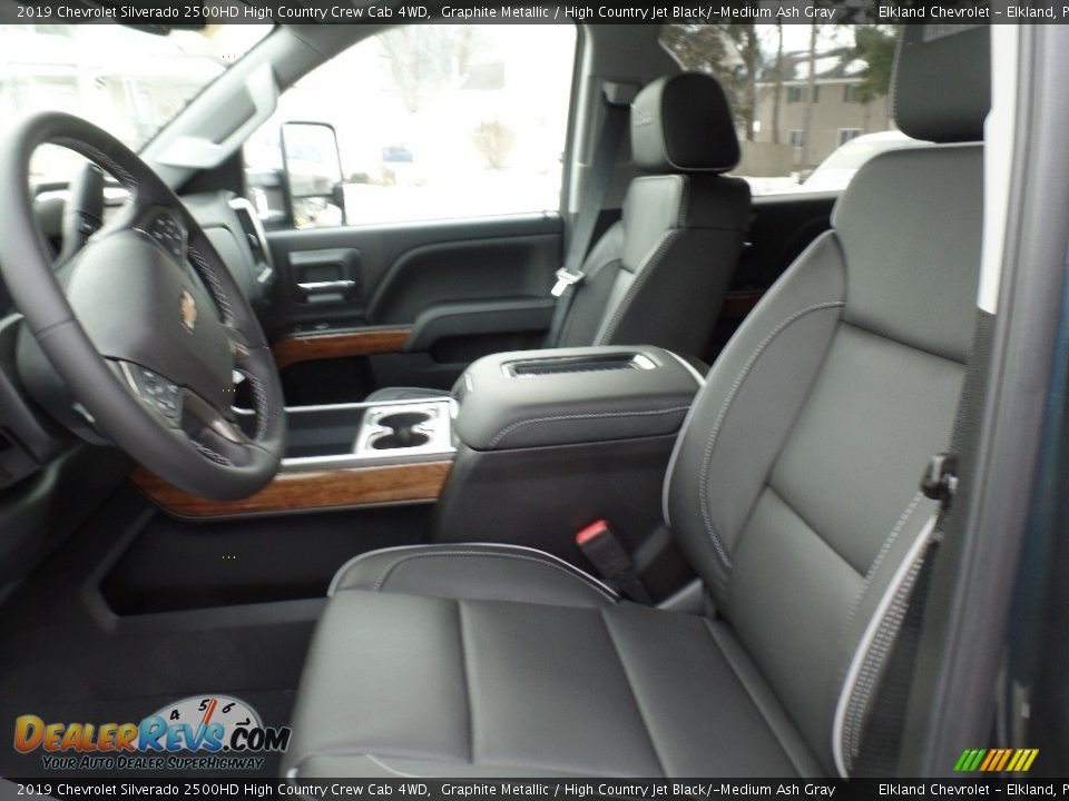 2019 Chevrolet Silverado 2500HD High Country Crew Cab 4WD Graphite Metallic / High Country Jet Black/­Medium Ash Gray Photo #25