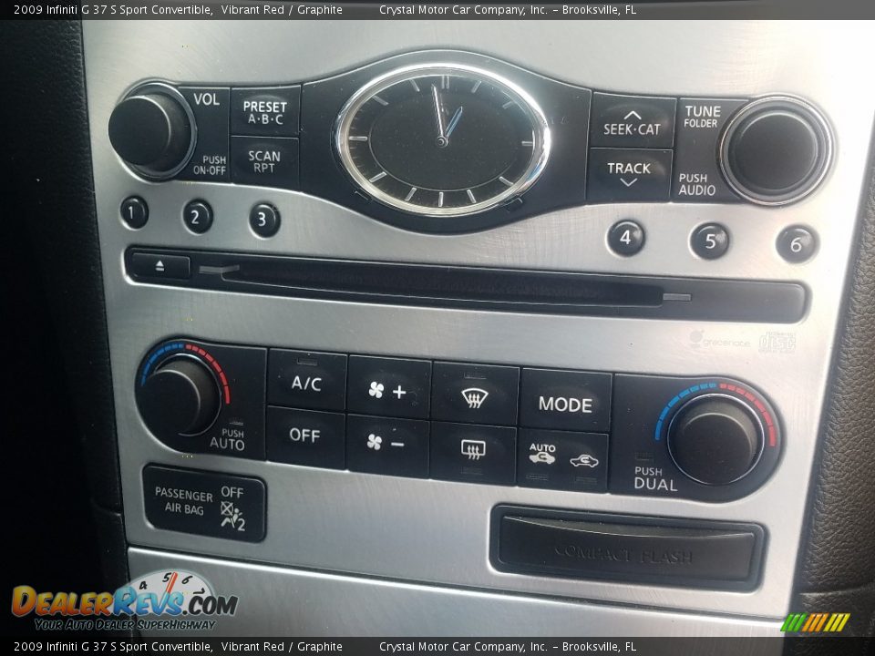 2009 Infiniti G 37 S Sport Convertible Vibrant Red / Graphite Photo #16