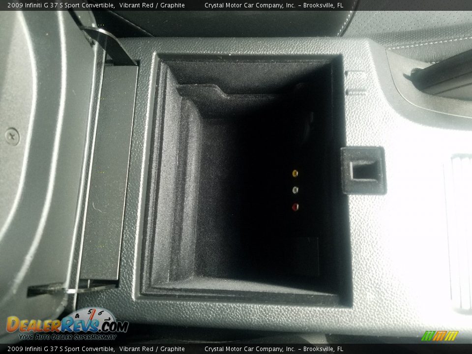 2009 Infiniti G 37 S Sport Convertible Vibrant Red / Graphite Photo #18